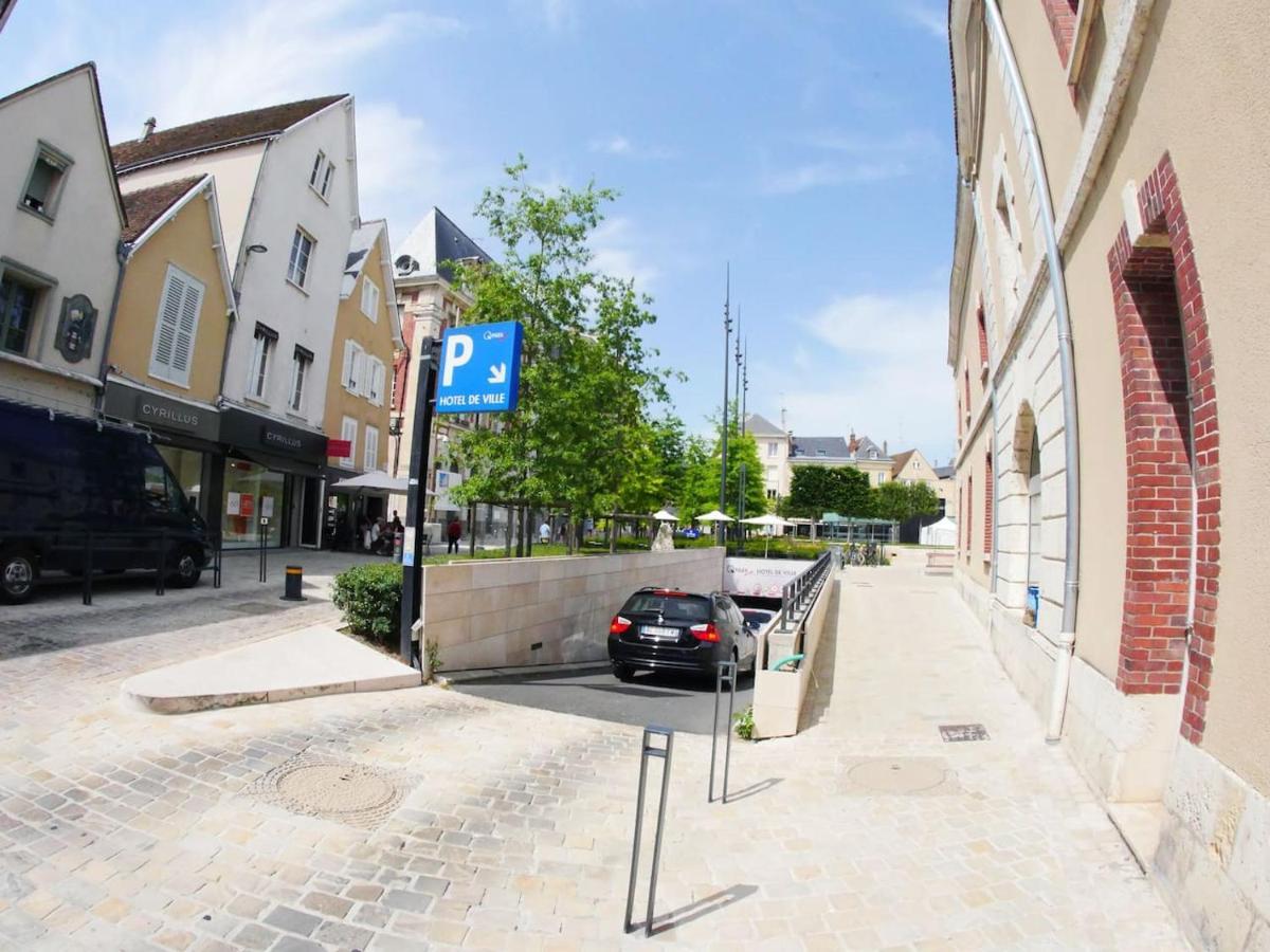 Chartres Coeur De Ville, Beau 2 Pieces Chaleureux Et Lumineux,Parking Et Wifi ! Buitenkant foto